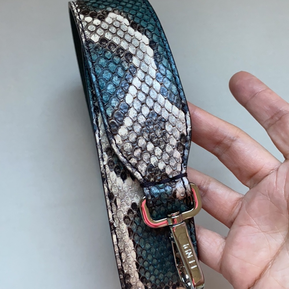 Fendi bag strap python - image 3